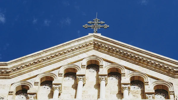 Santa Maria Meaning Saint Mary Cathedral Church Castello Quarter Cagliari — Stock Photo, Image