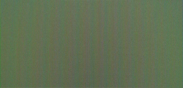 Makroansicht Des Lcd Computerbildschirms Mit Sichtbaren Rgb Farben — Stockfoto