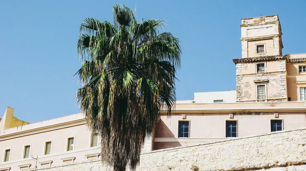 Castello Čtvrtletí Aka Casteddu Susu Horní Hrad Sard Staré Středověké — Stock fotografie