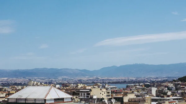 Vista Aérea Ciudad Cagliari Italia —  Fotos de Stock