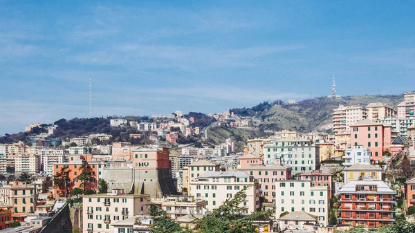 Uitzicht Stad Genoa Italië — Stockfoto