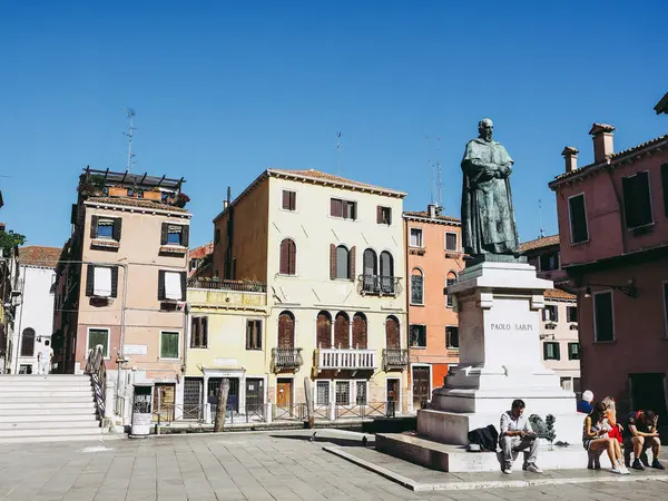 Venice Italia Circa Syyskuu 2016 Näkymä Venetsian Kaupunkiin — kuvapankkivalokuva