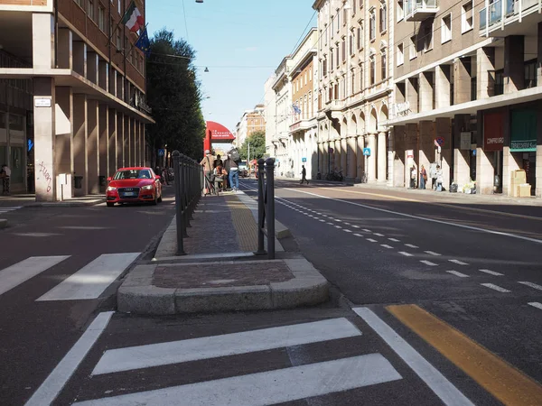 Bologna Italië Circa September 2018 Marconi Straat Voorheen Roma — Stockfoto