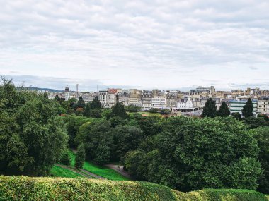 Edinburgh, İngiltere - Eylül 2010 yaklaşık: Görünüm şehir merkezinin