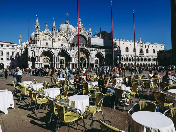 Venice Talya Eylül 2016 Yaklaşık Piazza San Marco San Marco — Stok fotoğraf