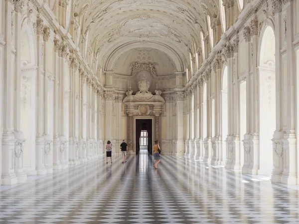 Venaria Italy Circa August 2018 Galleria Grande Aka Galleria Diana — Stock Photo, Image