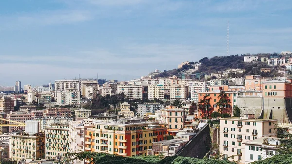 Uitzicht Stad Genoa Italië — Stockfoto