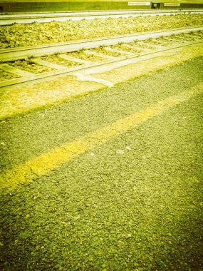 Demiryolu demiryolu parça için toplu taşıma retro vintage Tren