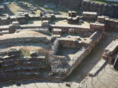 kalıntıları Antik Roma Tiyatrosu, Torino, İtalya
