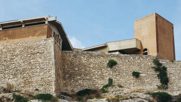 Castello Kvartalet Aka Italien Susu Dvs Övre Slottet Sard Gamla — Stockfoto