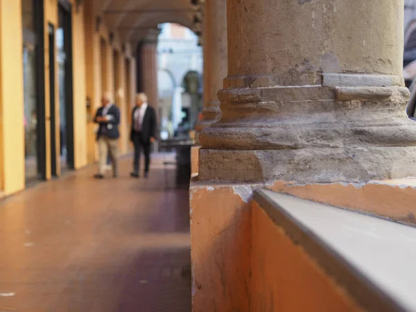 Bologna Itália Circa Setembro 2018 Pessoas Centro Cidade — Fotografia de Stock