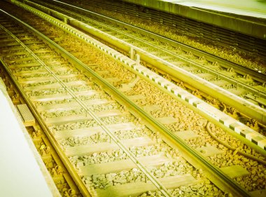 Demiryolu demiryolu parça için toplu taşıma retro vintage Tren
