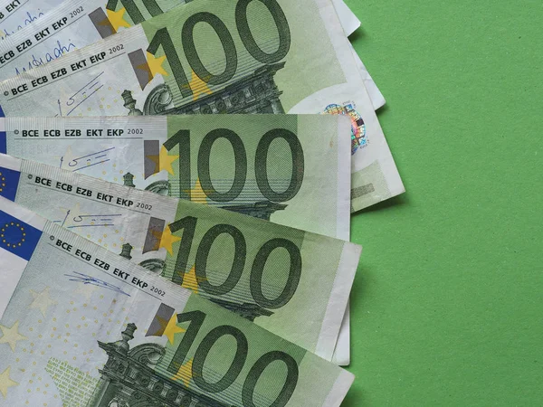 Billetes 100 Euros Dinero Eur Moneda Unión Europea —  Fotos de Stock