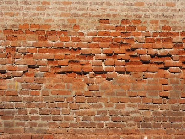 Alte Rote Backsteinmauer Als Hintergrund Nützlich — Stockfoto