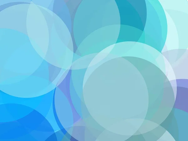 Abstract Minimalist Blue Illustration Circles Useful Background — Stock Photo, Image