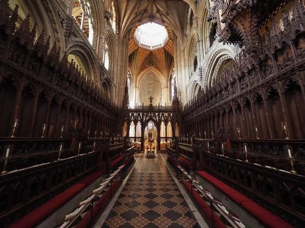 Ely Reino Unido Circa Octubre 2018 Catedral Ely Antiguamente Iglesia — Foto de Stock