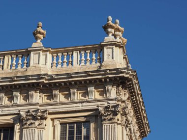 İtalya, Torino 'daki Piazza Castello' daki Saray Mona Kraliyet Sarayı