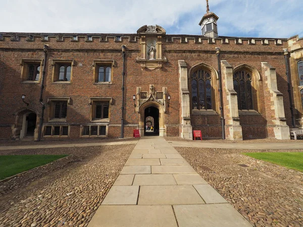 Cambridge Reino Unido Circa Octubre 2018 Primer Tribunal Del John — Foto de Stock