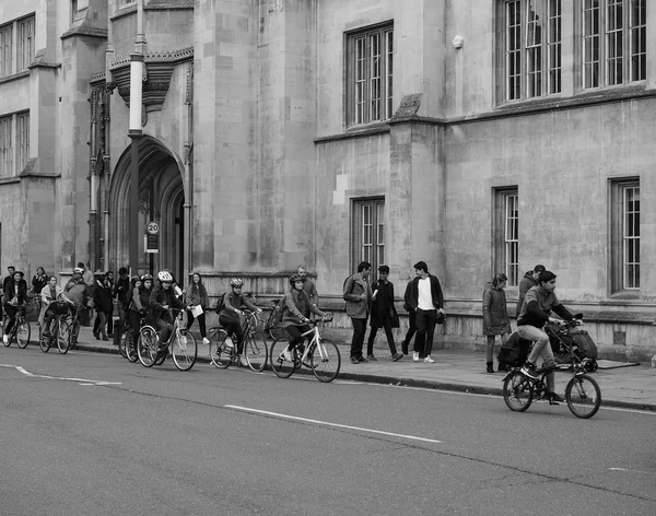 Cambridge Reino Unido Circa Octubre 2018 Bicicletas Centro Ciudad Transporte —  Fotos de Stock