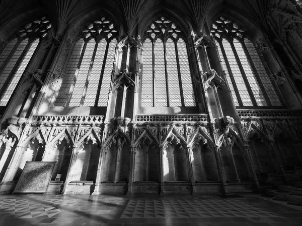 Ely Circa October 2018 Lady Chapel Ely Cathedral Black White — Stock Photo, Image