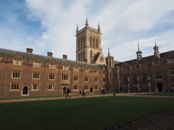 Cambridge Verenigd Koninkrijk Circa Oktober 2018 Eerste Hof Aan Het — Stockfoto