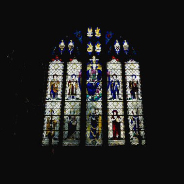 Ely, İngiltere - Ekim 2018 yaklaşık: Ely Katedrali (eski adıyla Kilisesi, St Etheldreda ve St Peter ve kilise kutsal ve bölünmemiş Trinity) iç