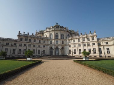 Palazzina di caccia di Stupinigi (Stupinigi 'nin Avlanma Evi) İtalya' nın Nichelino şehrinde kraliyet av kulübesi