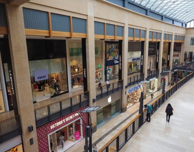 Cambridge, İngiltere - Ekim 2018 yaklaşık: Grand Arcade alışveriş merkezi