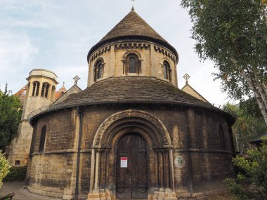 Anglikan Kilisesi Kutsal Mezar aka yuvarlak kilise Cambridge, İngiltere