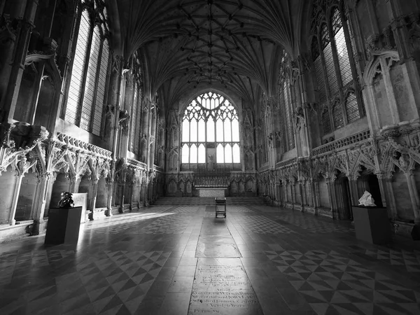 Ely Oktober 2018 Damenkapelle Ely Dom Schwarz Weiß — Stockfoto