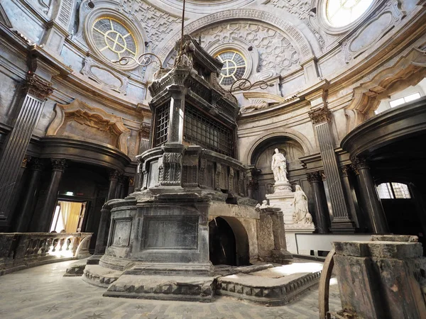 Turin Itália Circa Outubro 2018 Cappella Della Sindone Significa Capela — Fotografia de Stock