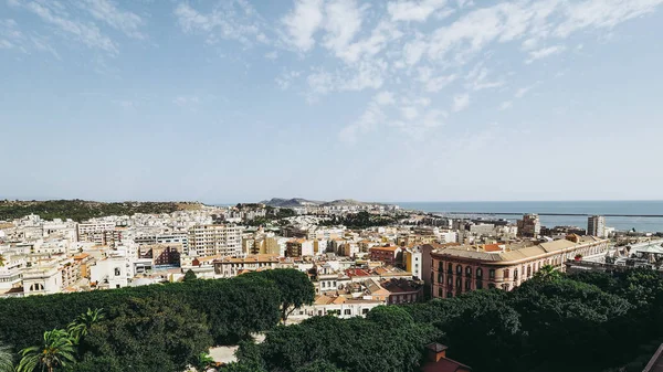Aerial View City Cagliari Italy — Stock Photo, Image