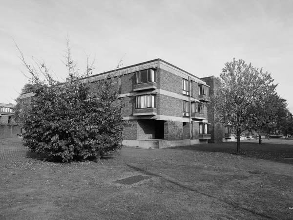 Cambridge Reino Unido Circa Octubre 2018 Churchill College Blanco Negro — Foto de Stock