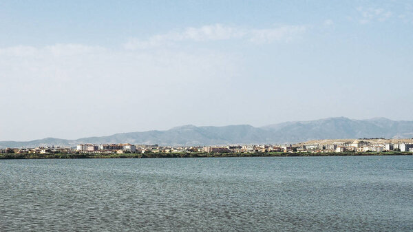 Соляной раствор в Кальяри, Италия
