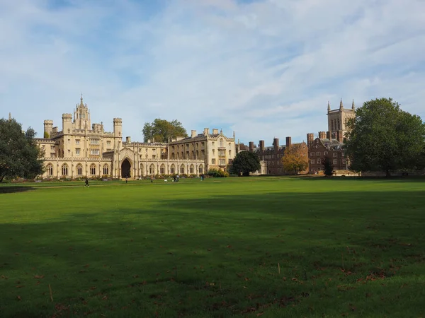 Cambridge Reino Unido Circa Octubre 2018 John College — Foto de Stock