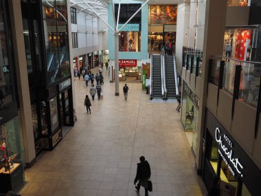 Cambridge, İngiltere - Ekim 2018 yaklaşık: Grand Arcade alışveriş merkezi