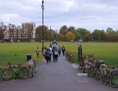 Cambridge, İngiltere - Ekim 2018 yaklaşık: Parker'ın parça Parkı