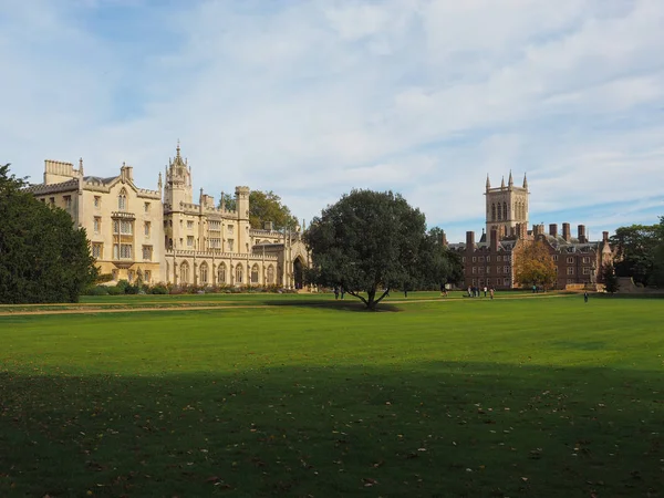 Cambridge Około Października 2018 John College — Zdjęcie stockowe