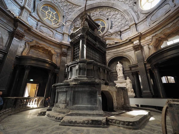 Turin Itália Circa Outubro 2018 Cappella Della Sindone Significa Capela — Fotografia de Stock