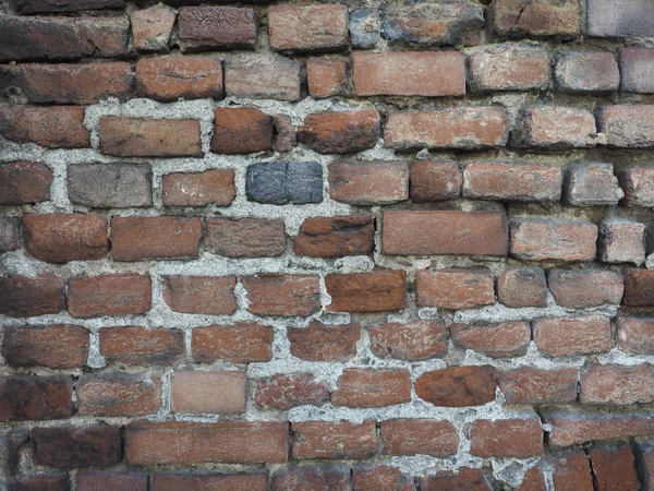 Old Red Brick Wall Useful Background — Stock Photo, Image