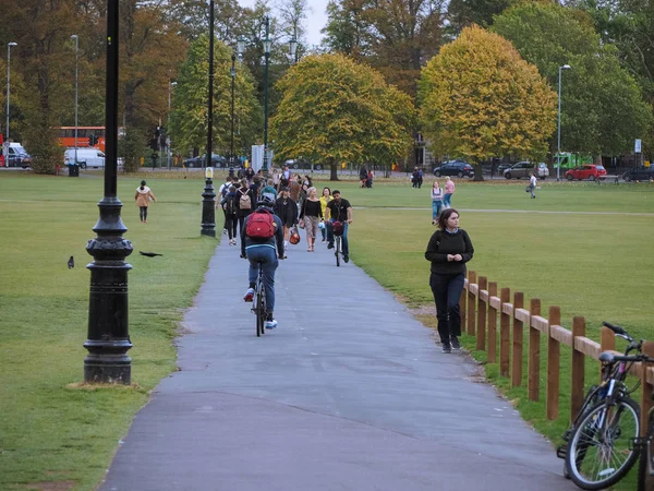 Cambridge Regno Unito Circa Ottobre 2018 Parker Piece Public Park — Foto Stock