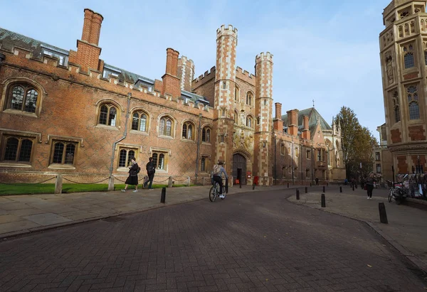 Cambridge Reino Unido Circa Outubro 2018 John College — Fotografia de Stock