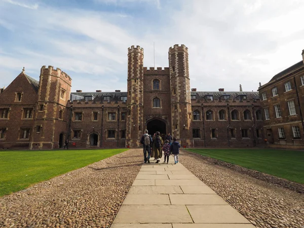 Cambridge Reino Unido Circa Octubre 2018 Segundo Tribunal Del John — Foto de Stock