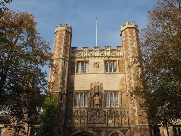Cambridge Circa Oktober 2018 Trinity College — Stockfoto