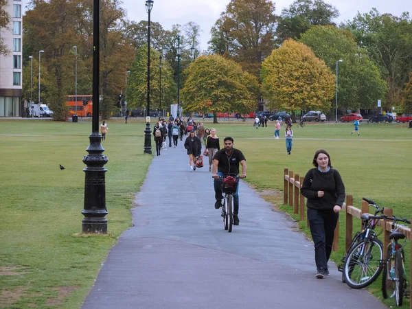 Cambridge Reino Unido Circa Octubre 2018 Parker Piece Public Park —  Fotos de Stock