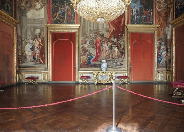 Турин Италия Circa Octo2018 Интерьер Palazzo Reale Имеется Виду Королевский — стоковое фото
