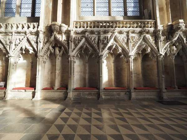 Ely Reino Unido Circa Outubro 2018 Lady Chapel Catedral Ely — Fotografia de Stock