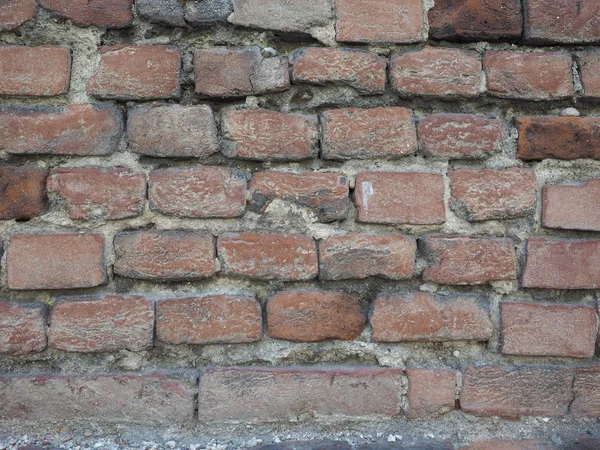 Vieux Mur Brique Rouge Utile Comme Fond — Photo
