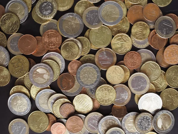 Euromuntstukken Geld Eur Munteenheid Van Europese Unie Nuttig Als Achtergrond — Stockfoto