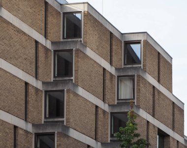 Cambridge, İngiltere - Ekim 2018 yaklaşık: Trinity College, Wolfson bina